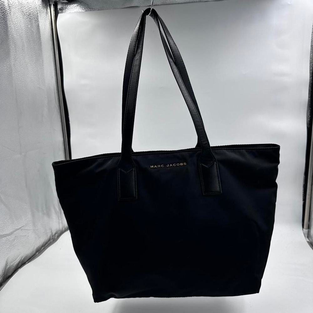 Marc Jacobs black nylon tote bag